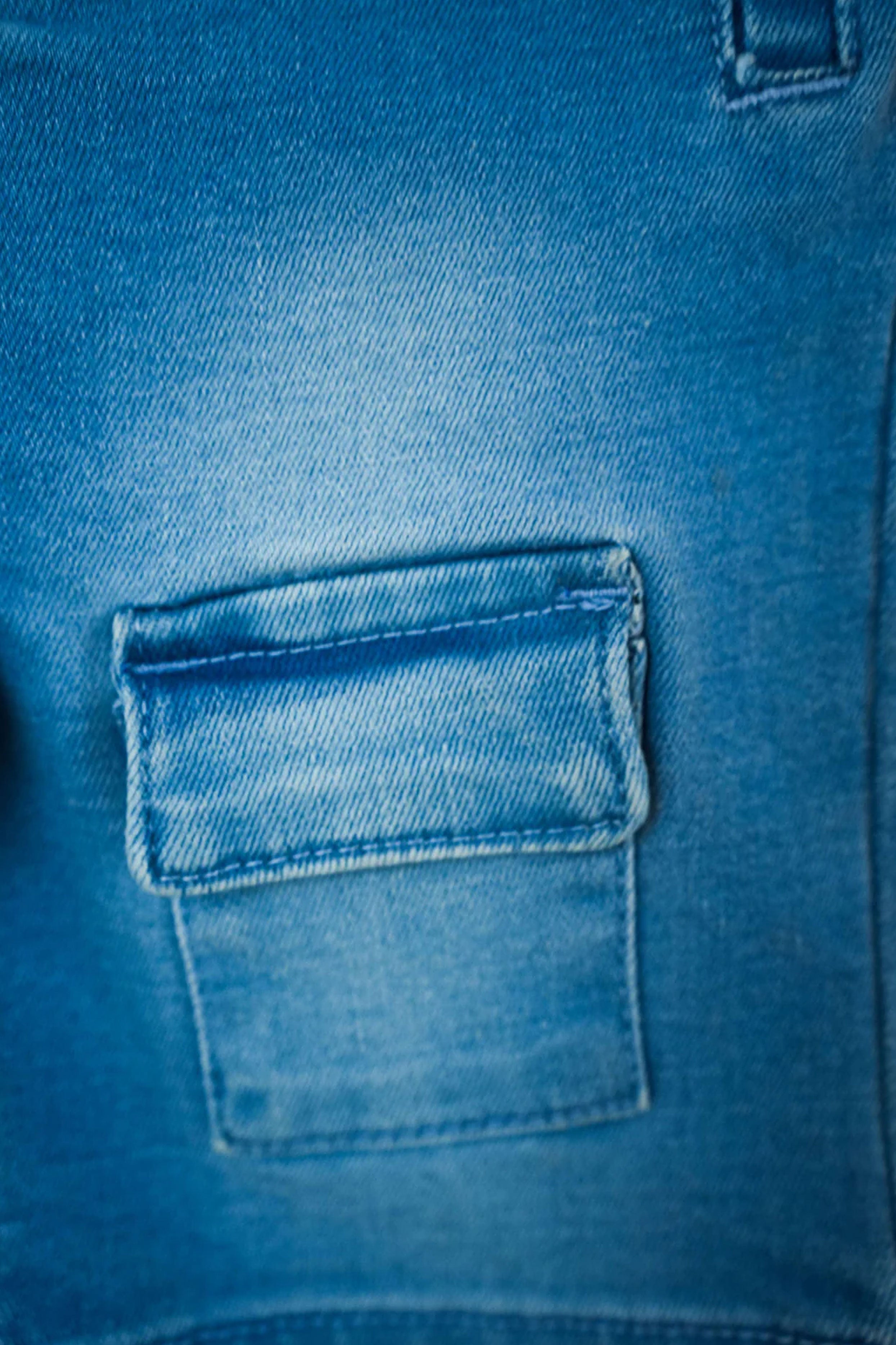 Little Boys' Denim Shorts - light blue