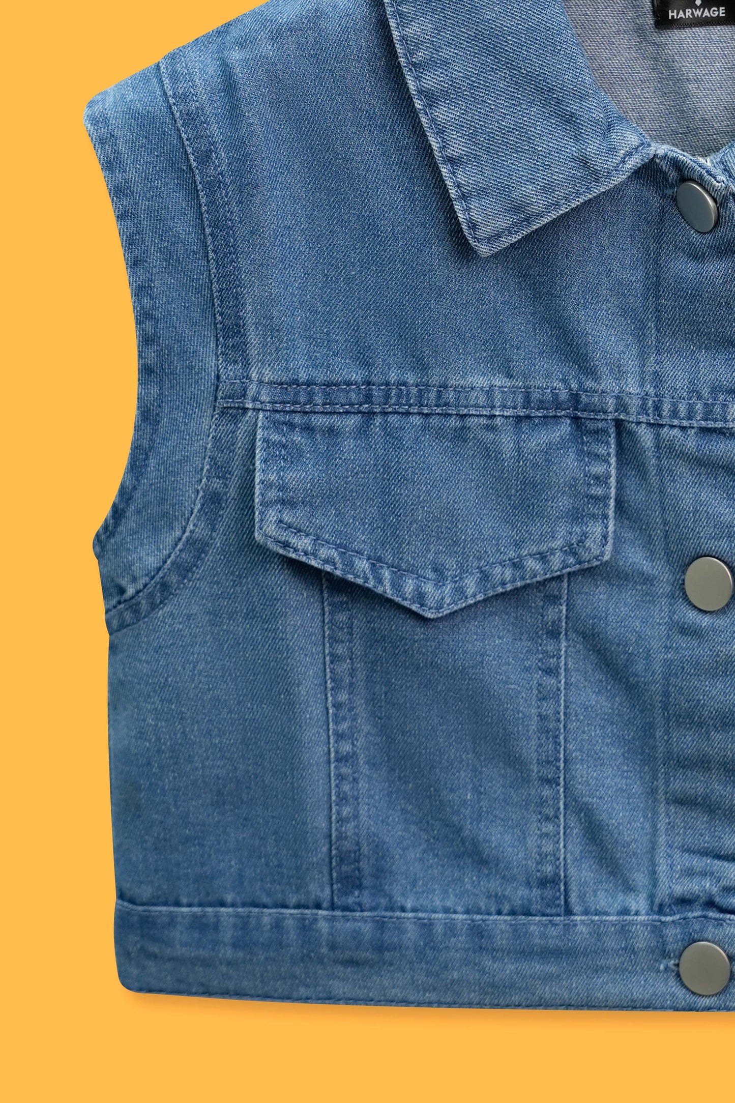 Junior Girls Denim Jacket - Light Wash