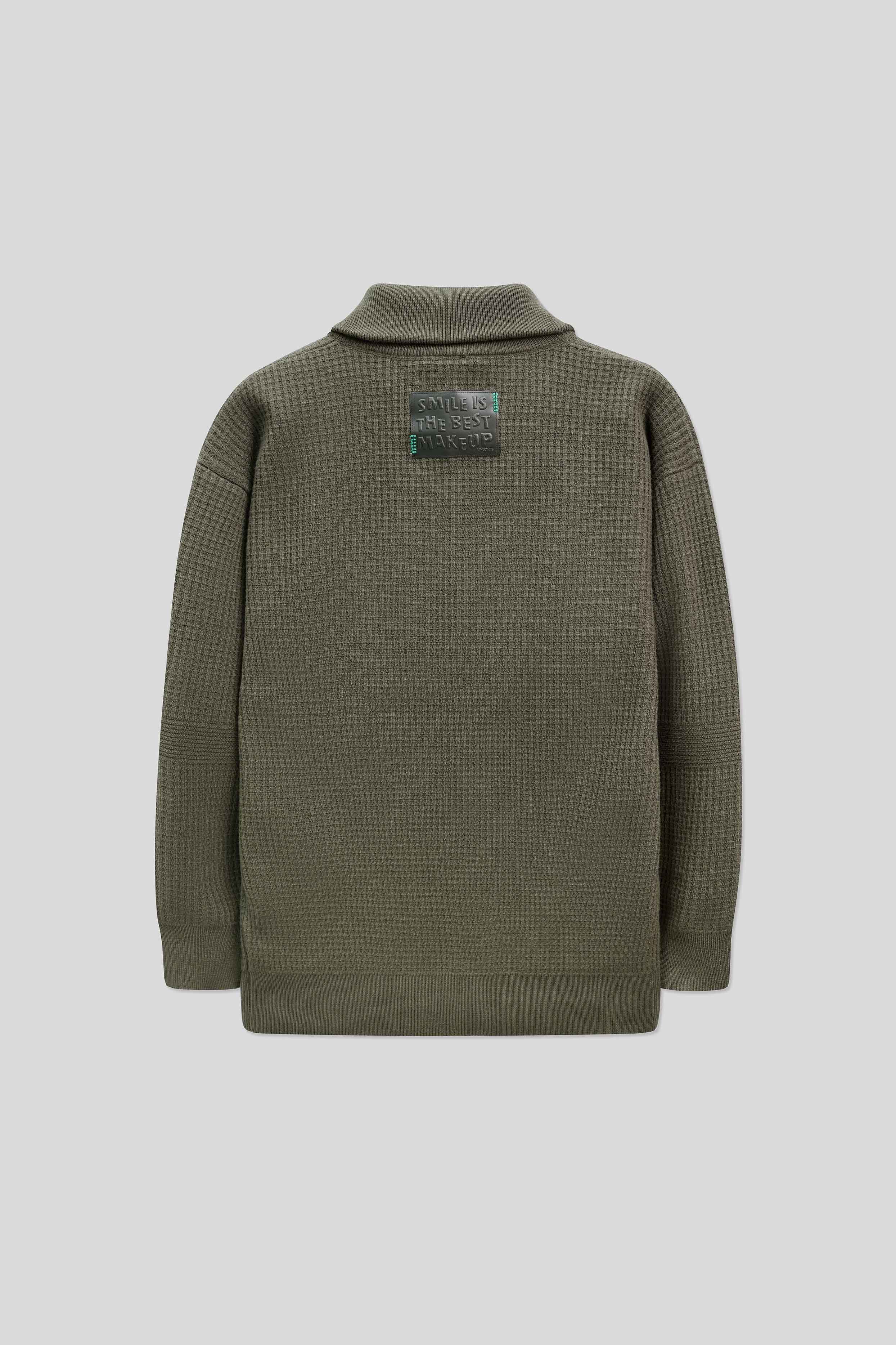 Men Wool Jersey - Olive