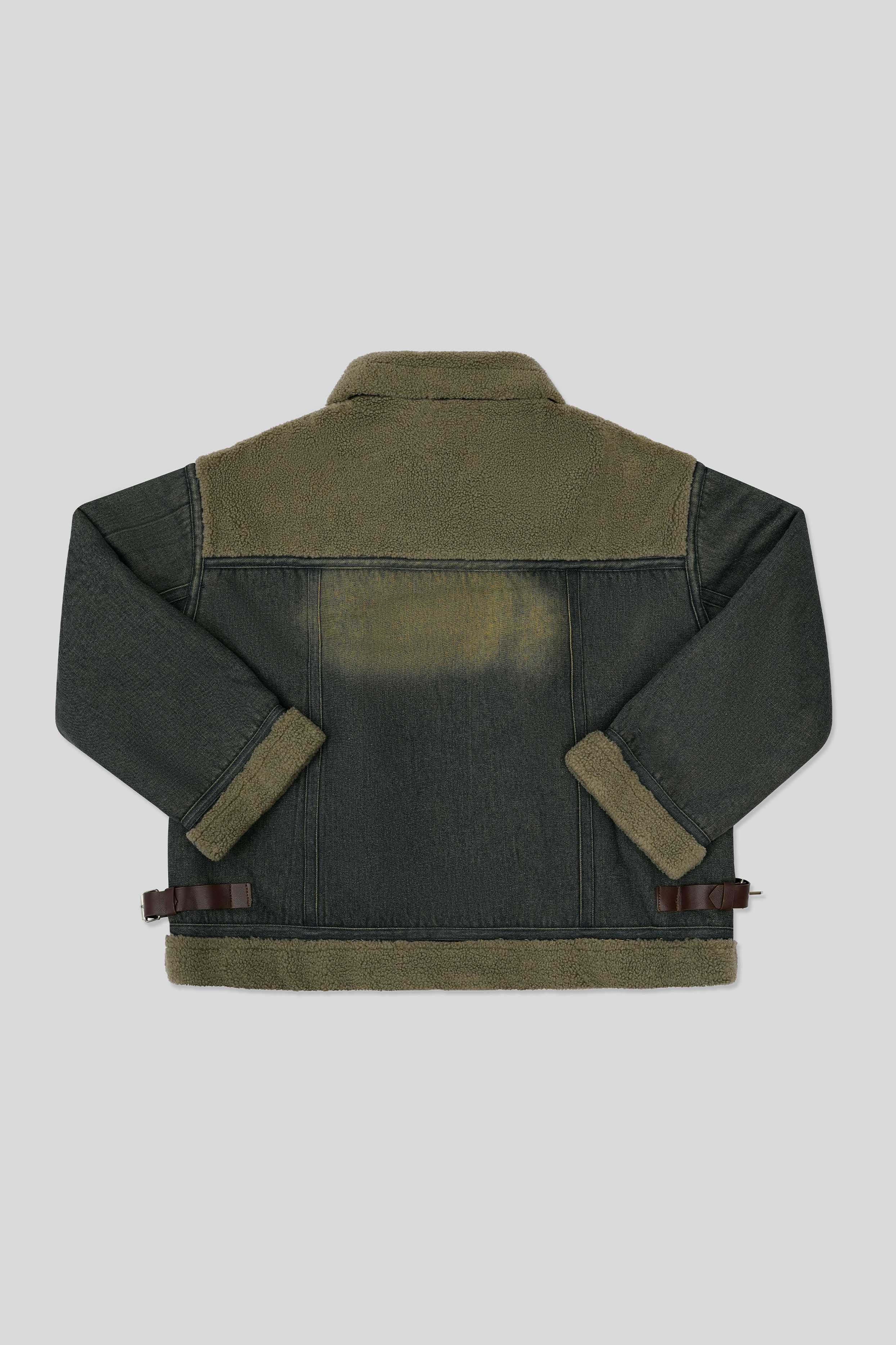 Women’s Fleece-Lined Denim Jacket - Dirty Wash