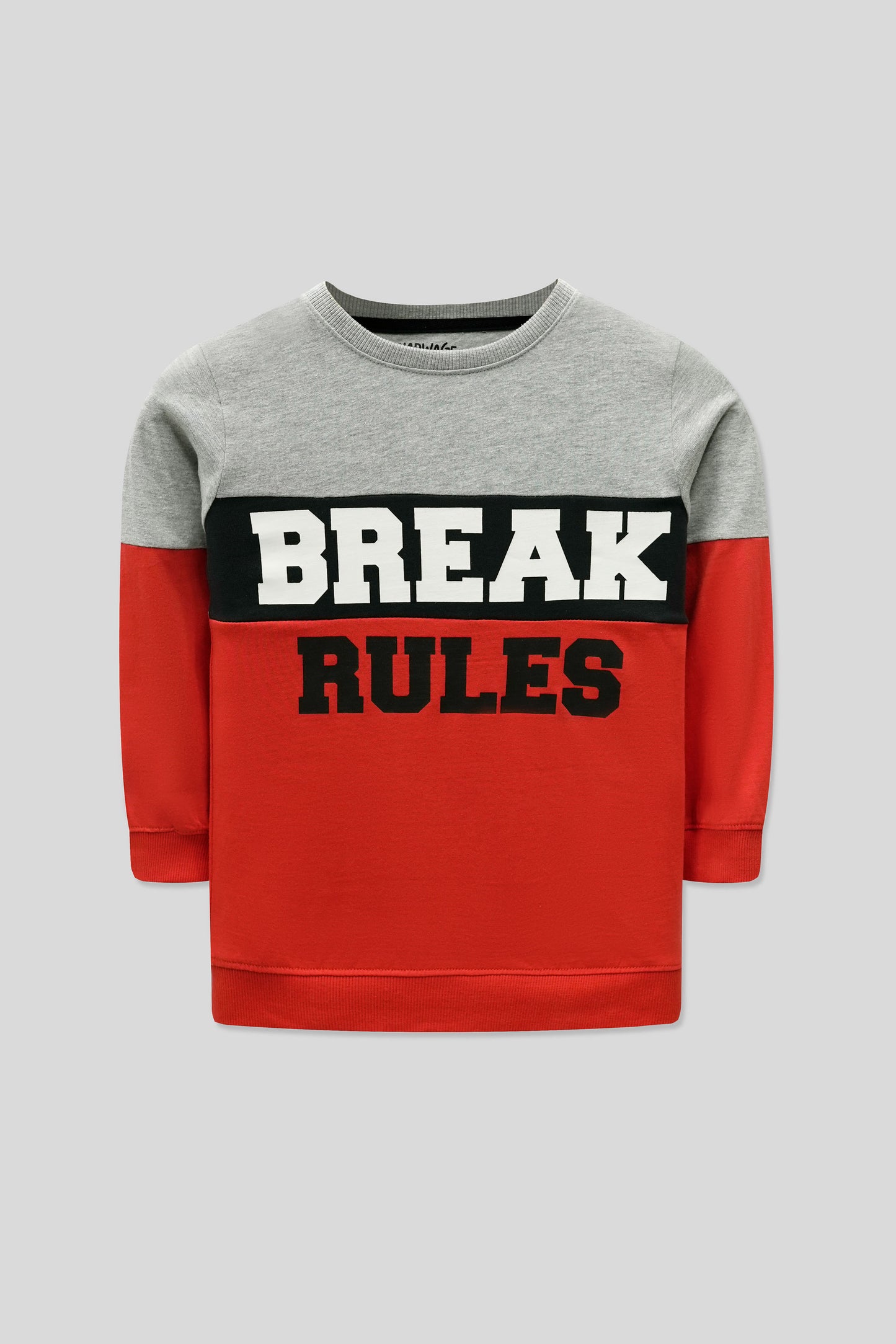 Little Boys’ Two-Piece Outfit - Grey & Black