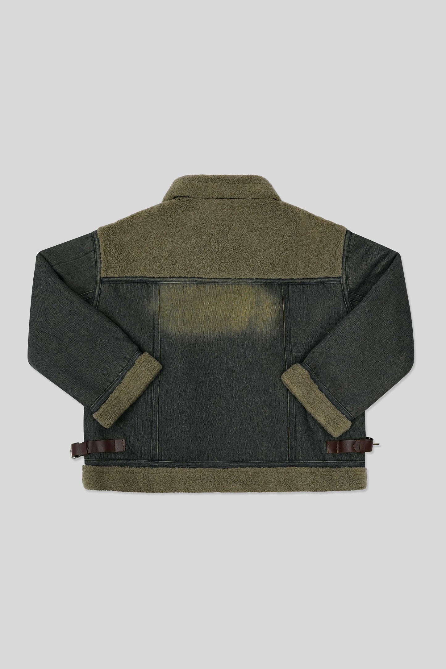 Women’s Fleece-Lined Denim Jacket - Dirty Wash