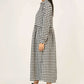 Women Woven Long Dress - Checkered