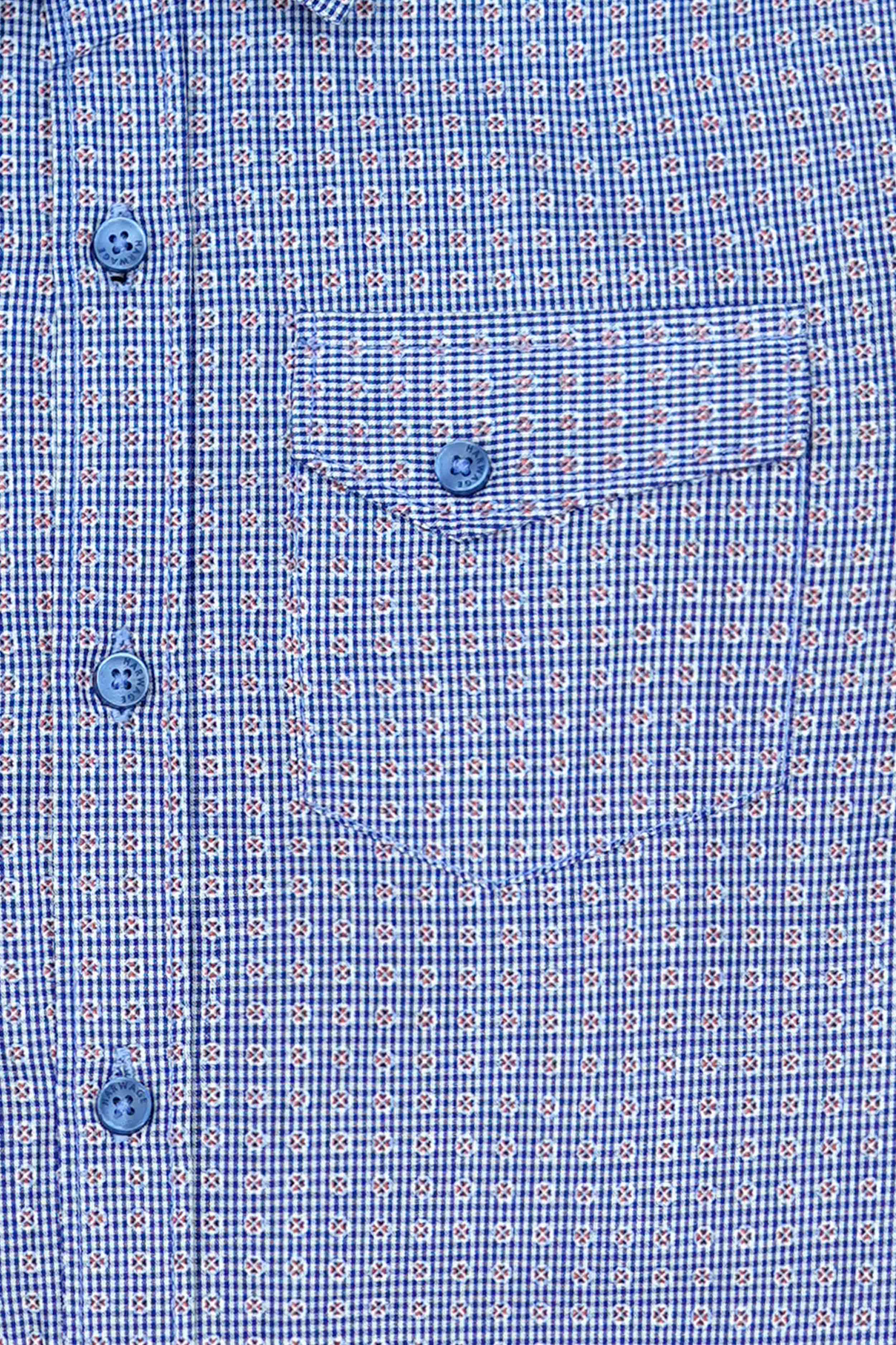 Boys’ Full Sleeves Casual Shirt - Blue