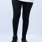 Women Plain Tights - Black