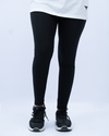 Women Plain Tights - Black