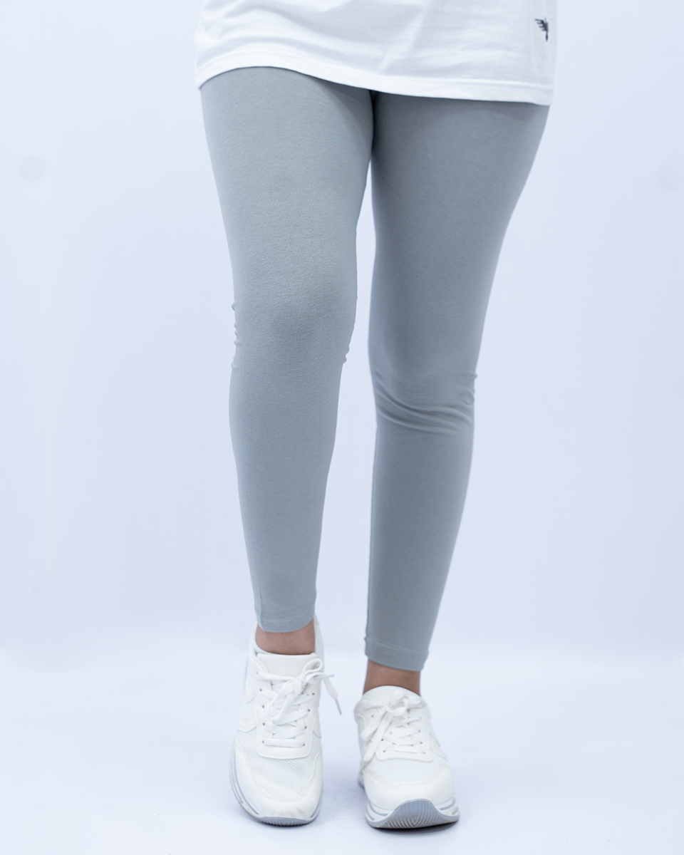 Women Plain Tights - Grey