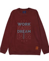Men Regular Fit Sweatshirt – Maroon - Harwage