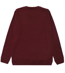 Men Regular Fit Sweatshirt – Maroon