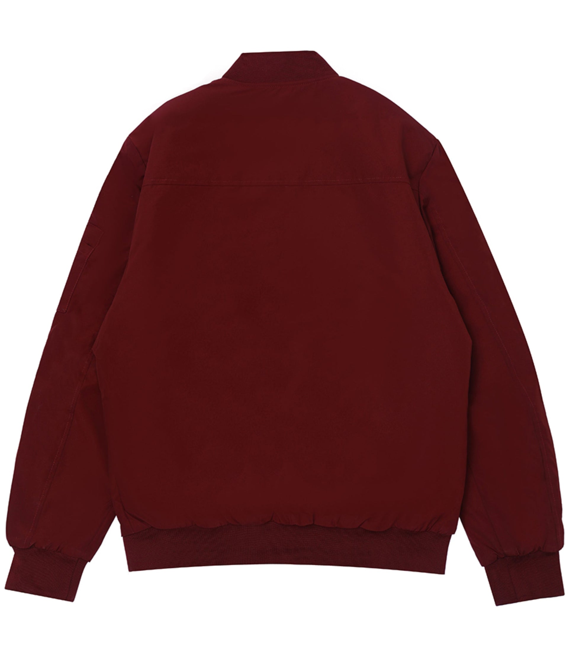 Men Regular Fit Parachute Jacket – Maroon - Harwage