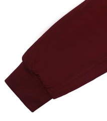 Men Regular Fit Parachute Jacket – Maroon