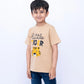 Little Boys Graphic Tee – Almond Buff