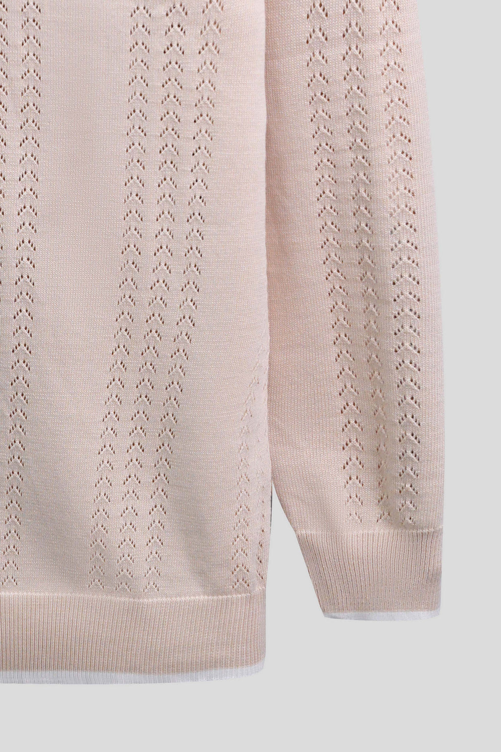 Men Bottom Down Jersey - Ivory