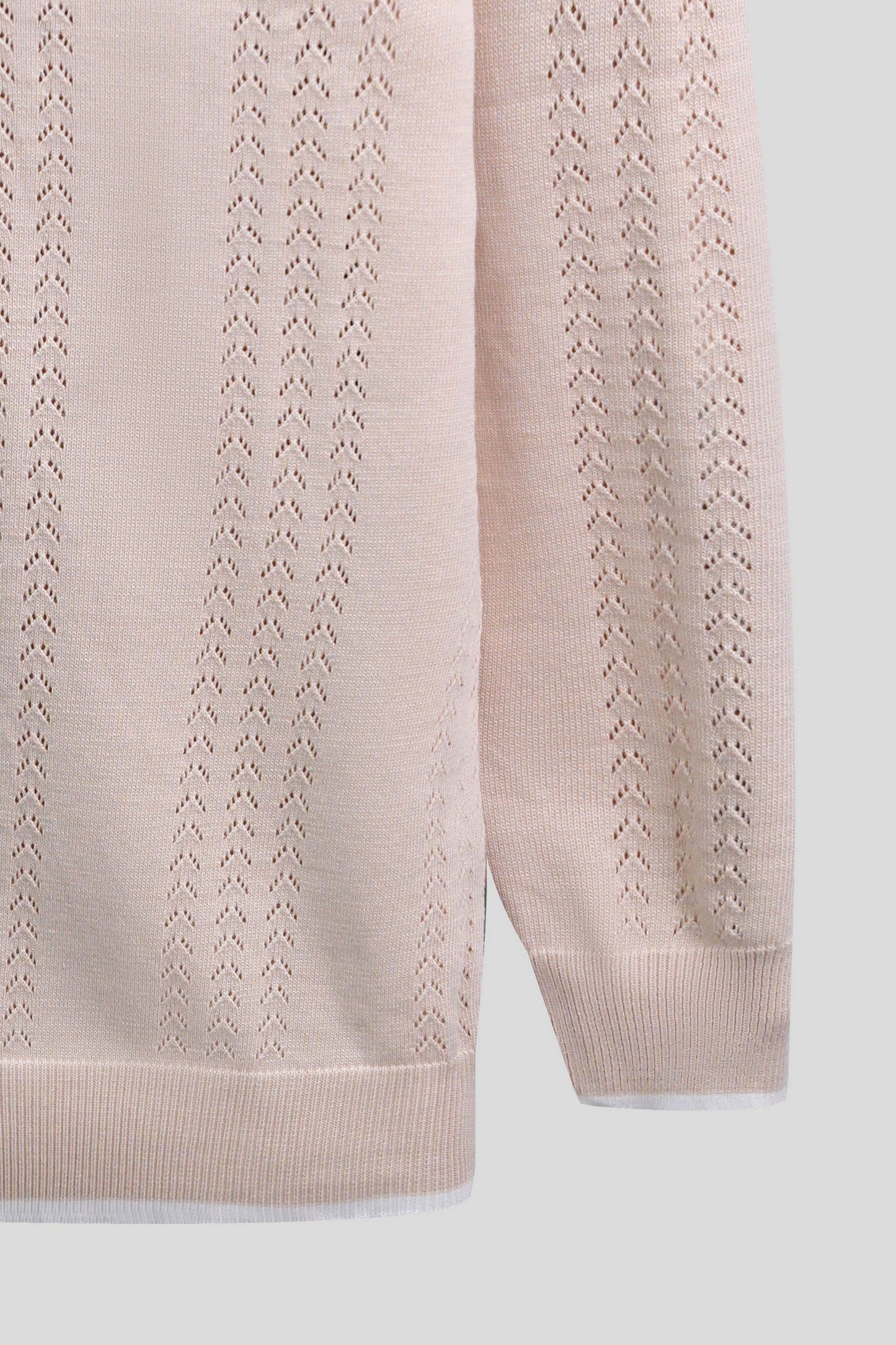 Men Bottom Down Jersey - Ivory