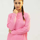 Women Plain Co-Ord Set - Pink - Harwage