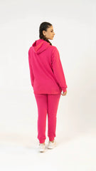 Women Tracksuit Regular - Fuchsia Pink - Harwage