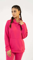 Women Tracksuit Regular - Fuchsia Pink - Harwage