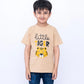 Little Boys Graphic Tee – Almond Buff