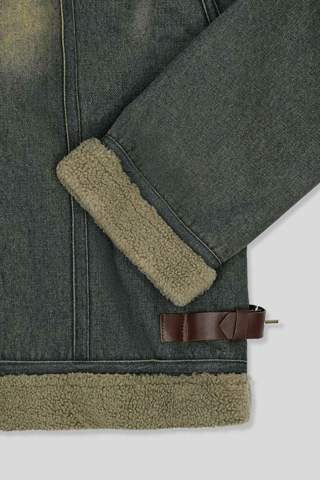 Women’s Fleece-Lined Denim Jacket - Dirty Wash