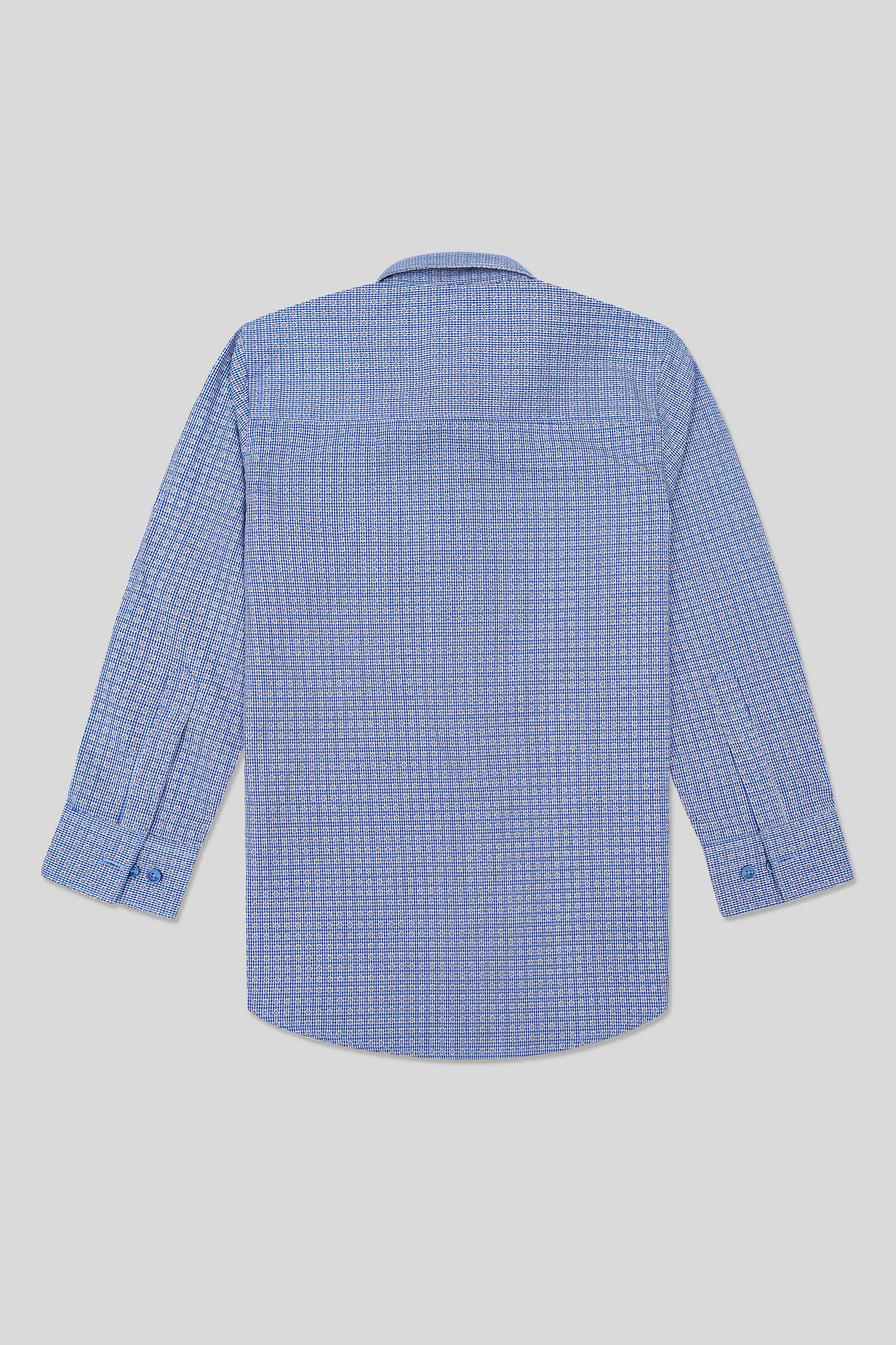Boys’ Full Sleeves Casual Shirt - Blue
