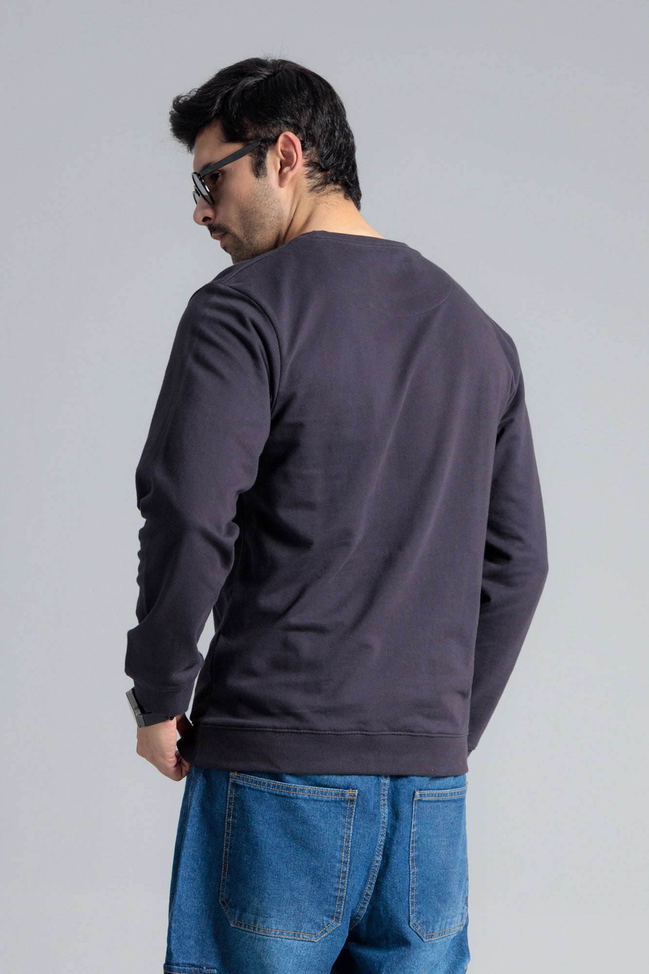 Men’s Oversized Sweatshirt - Charcoal Melange