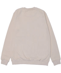 Men Regular Fit SweatShirt – Cream