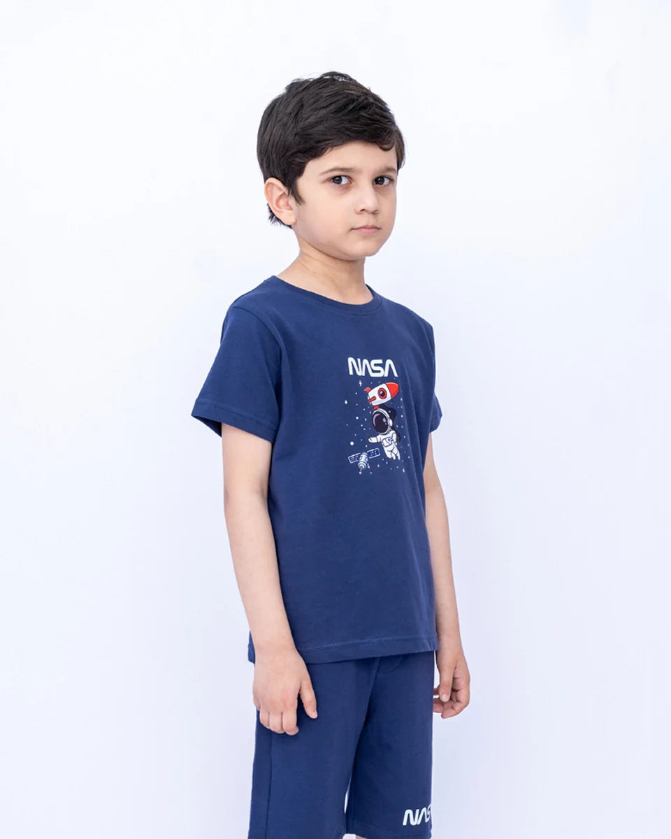 Boys Printed Co-ords Set – Ocean Cavern