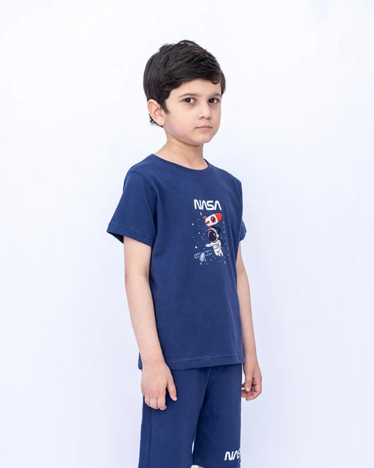 Boys Printed Co-ords Set – Ocean Cavern