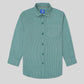 Boys Full Sleeves Casual Shirt - Green