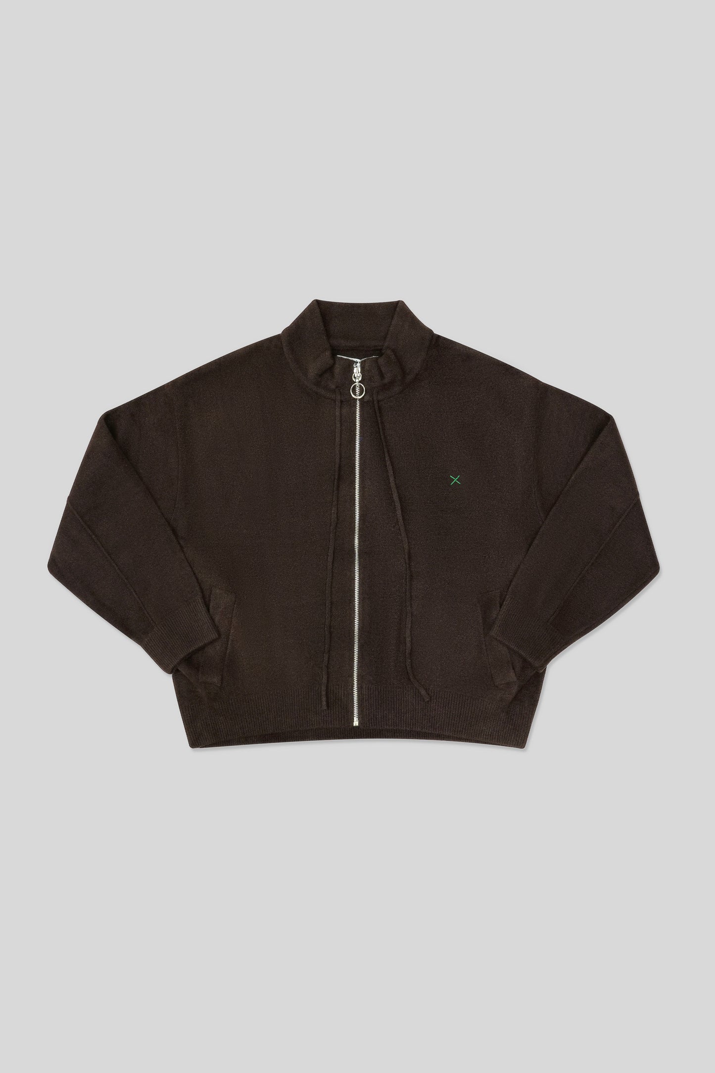 Women’s Wool Cardigan - Dark Brown