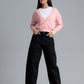 Women’s Acrylic Wool Cardigan - Pink