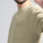Men Boxy Fit Cotton T-Shirt - Grey Green