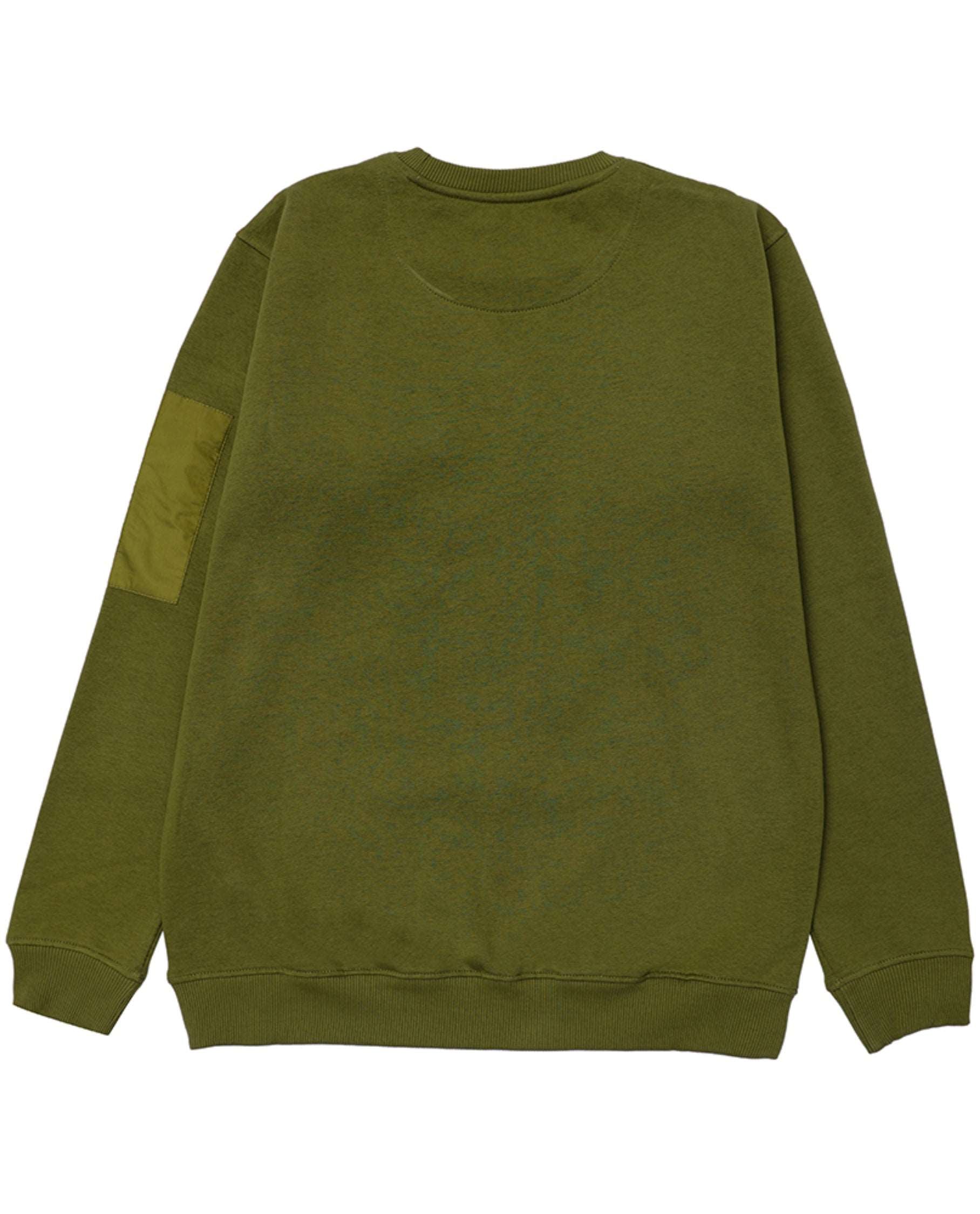 Men Regular Fit Sweatshirt – Olive Green - Harwage