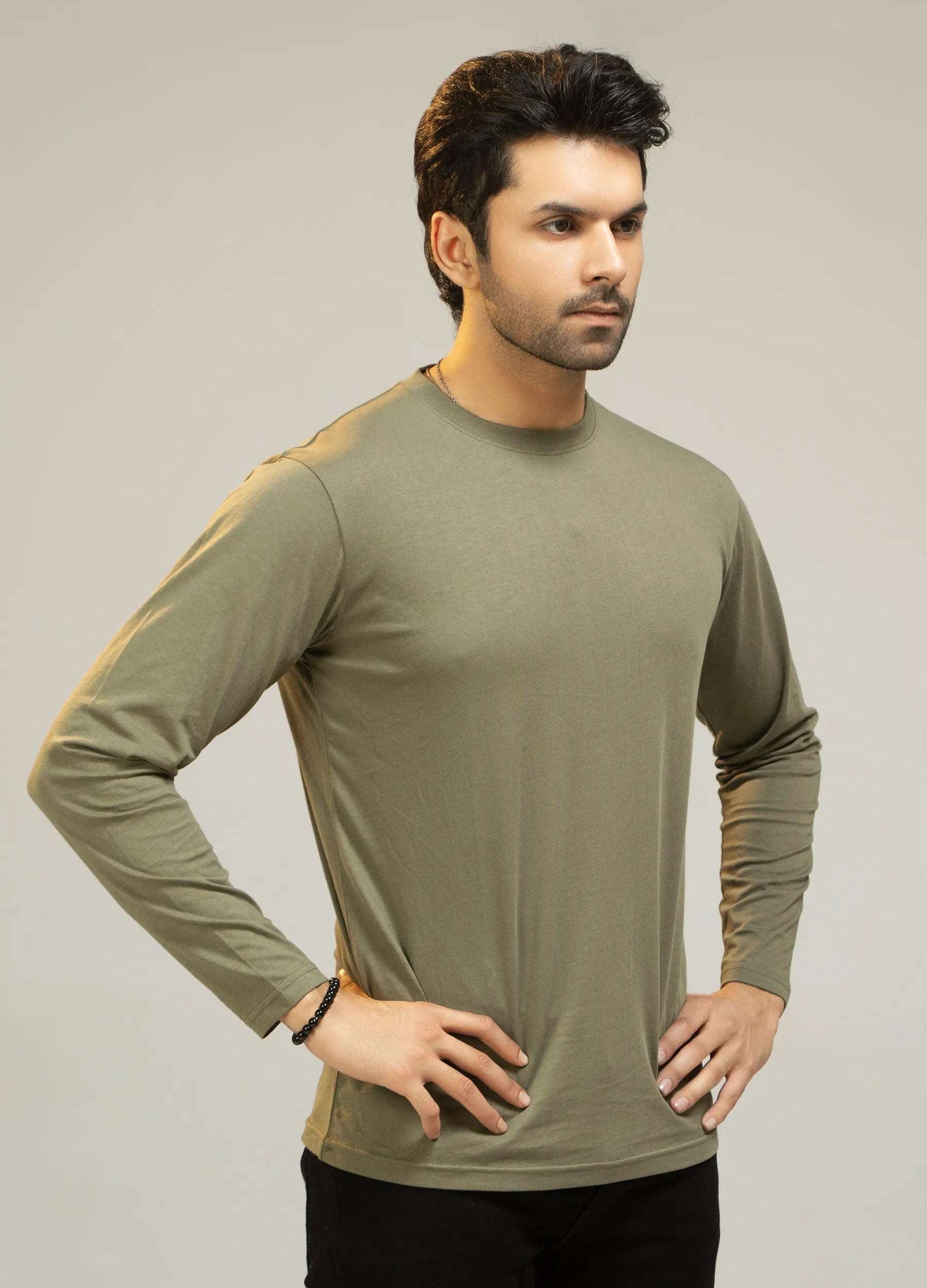 Men Full Sleeve Shirt – Olive Branch - Harwage