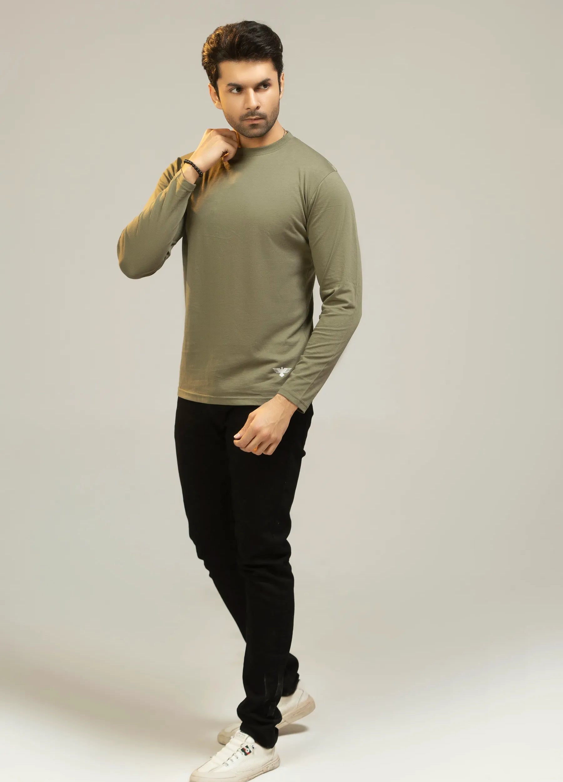 Men Full Sleeve Shirt – Olive Branch - Harwage