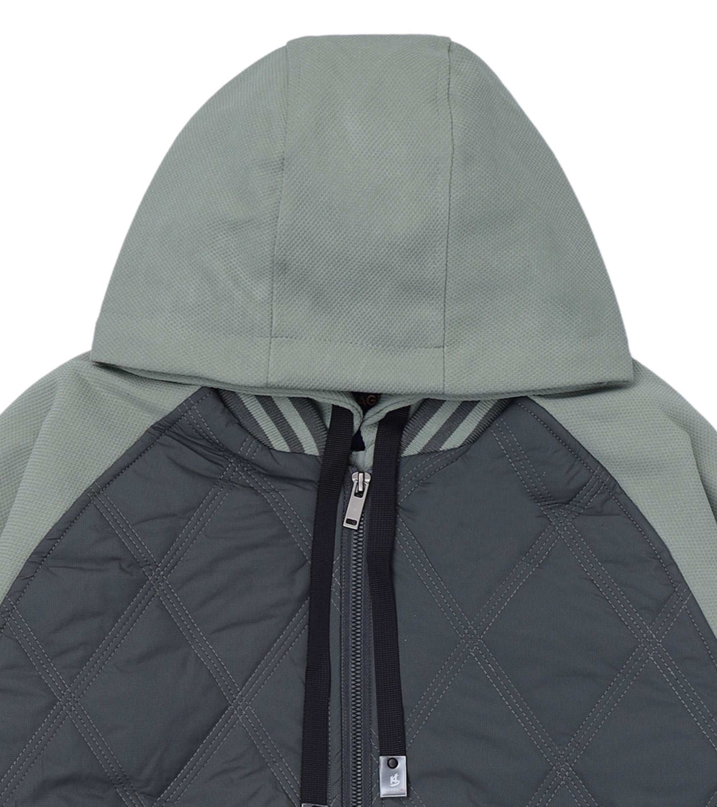 Men Regular Fit Parachute Jacket – Grey - Harwage