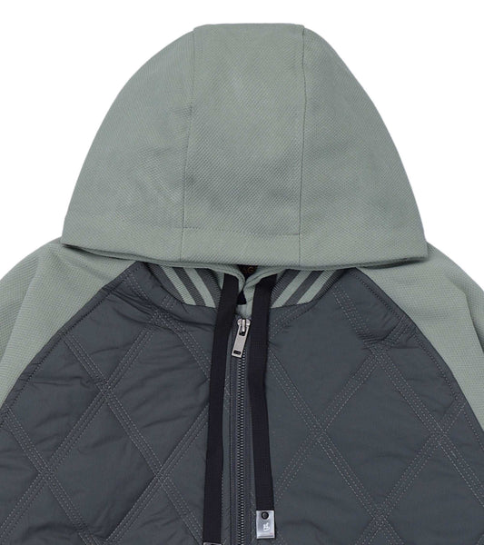 Men Regular Fit Parachute Jacket – Grey - Harwage