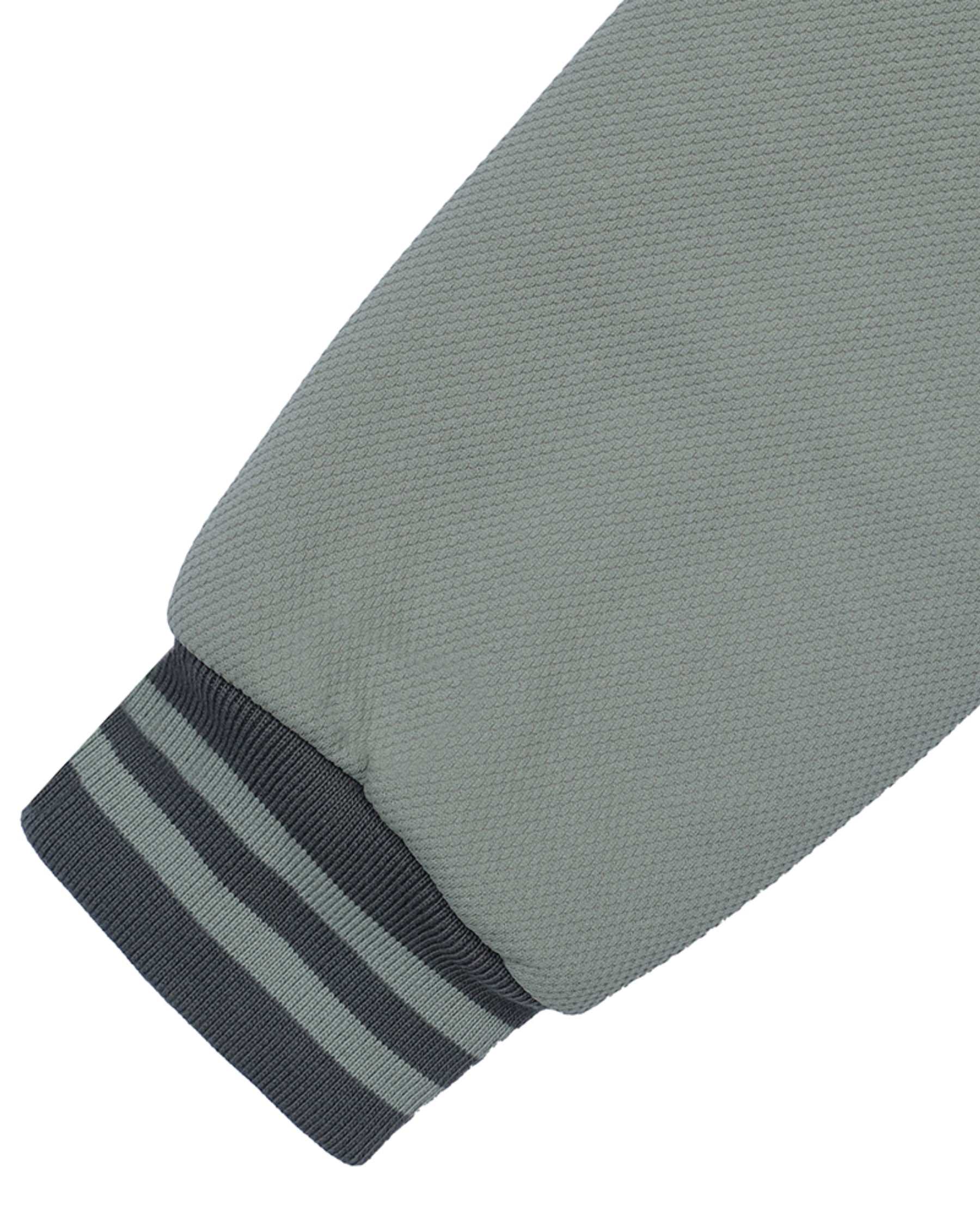 Men Regular Fit Parachute Jacket – Grey - Harwage