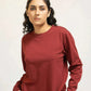 Women Full Sleeve Shirt - Merlot - Harwage