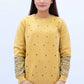 Women Sweatshirt Regular Fit - Beige