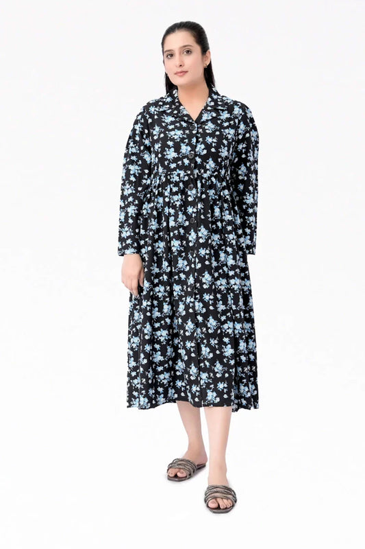 Women Maxi Dress- Black