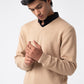 Men’s V-Neck Cardigan - Beige