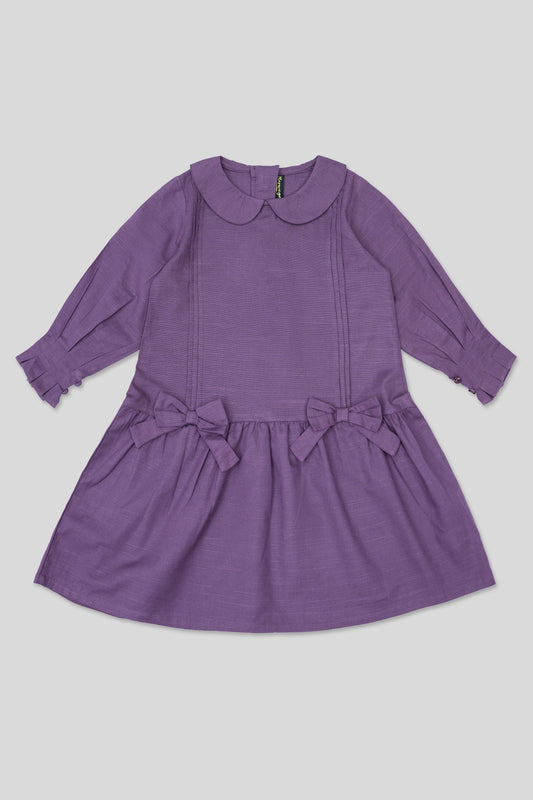 Little Girls’ Dress - Deep Purple