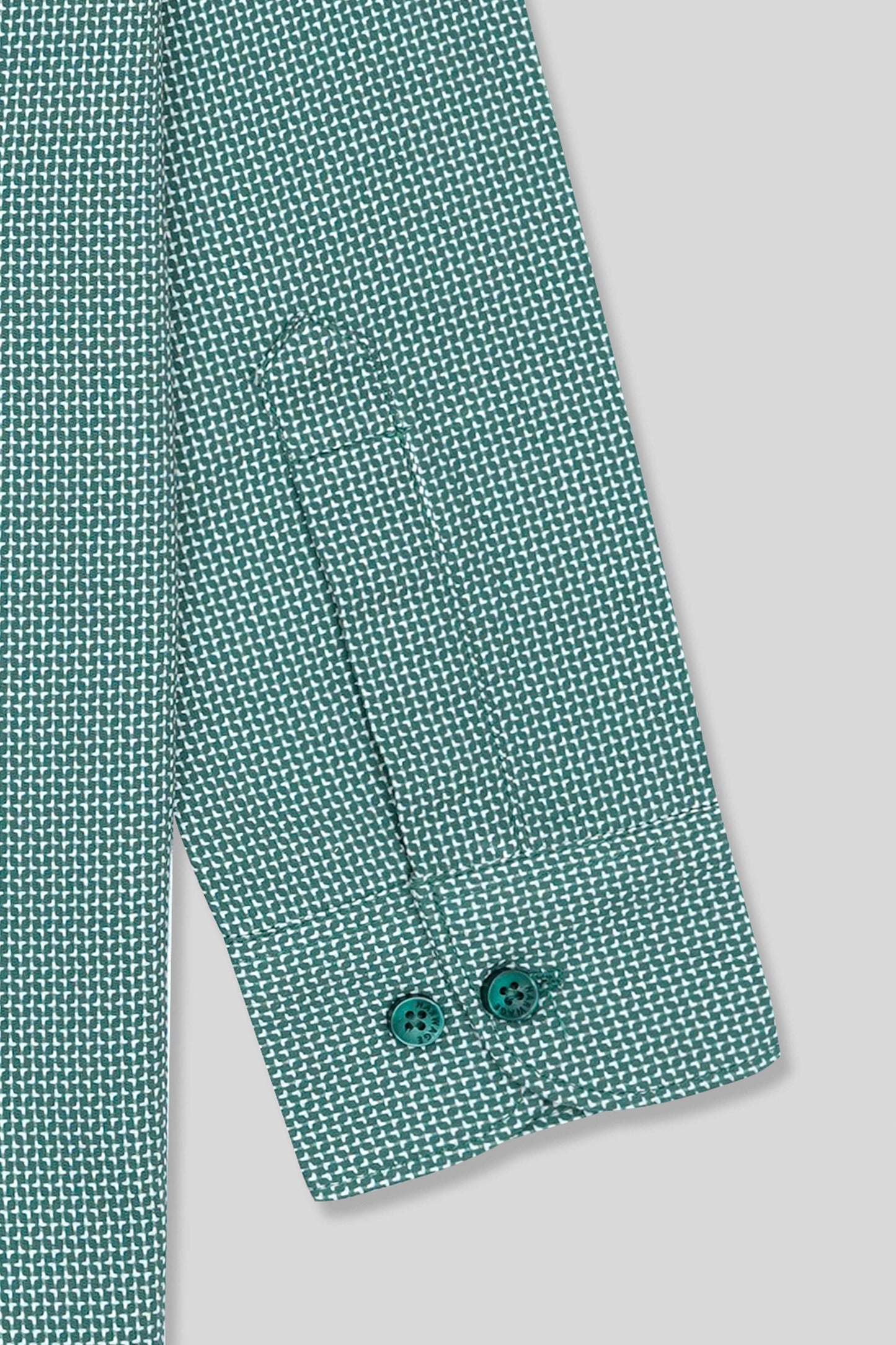 Boys Full Sleeves Casual Shirt - Green