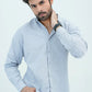 Men Basic Oxford Shirt - Tropical Blue