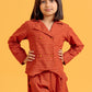 Junior Girls’ Two-Piece Cotton Set - Brown