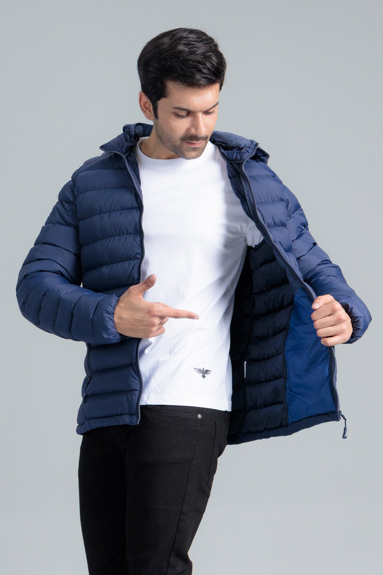 Men’s Puffer Jacket - Blue
