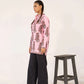 Women Printed Kurti - Pink - Harwage