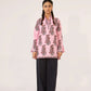 Women Printed Kurti - Pink - Harwage