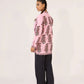 Women Printed Kurti - Pink - Harwage